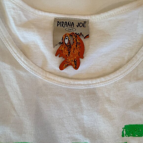 Pirana Joe Cozumel Graphic Tank Top Small Unisex T-shirt Summer Vacation Tropi - Picture 6 of 7